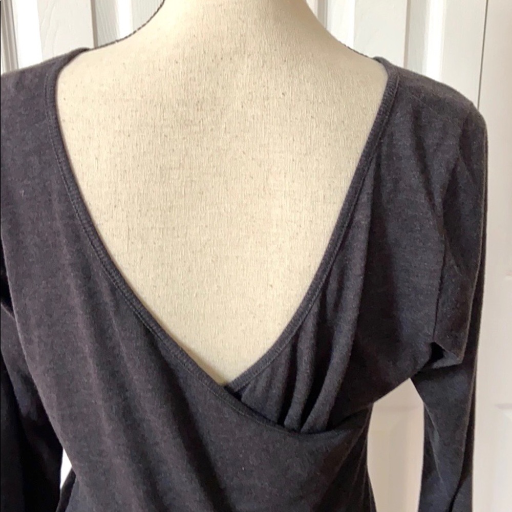 PrAna Breathe Faux Wrap Back Long Sleeve Top - Picture 7 of 8